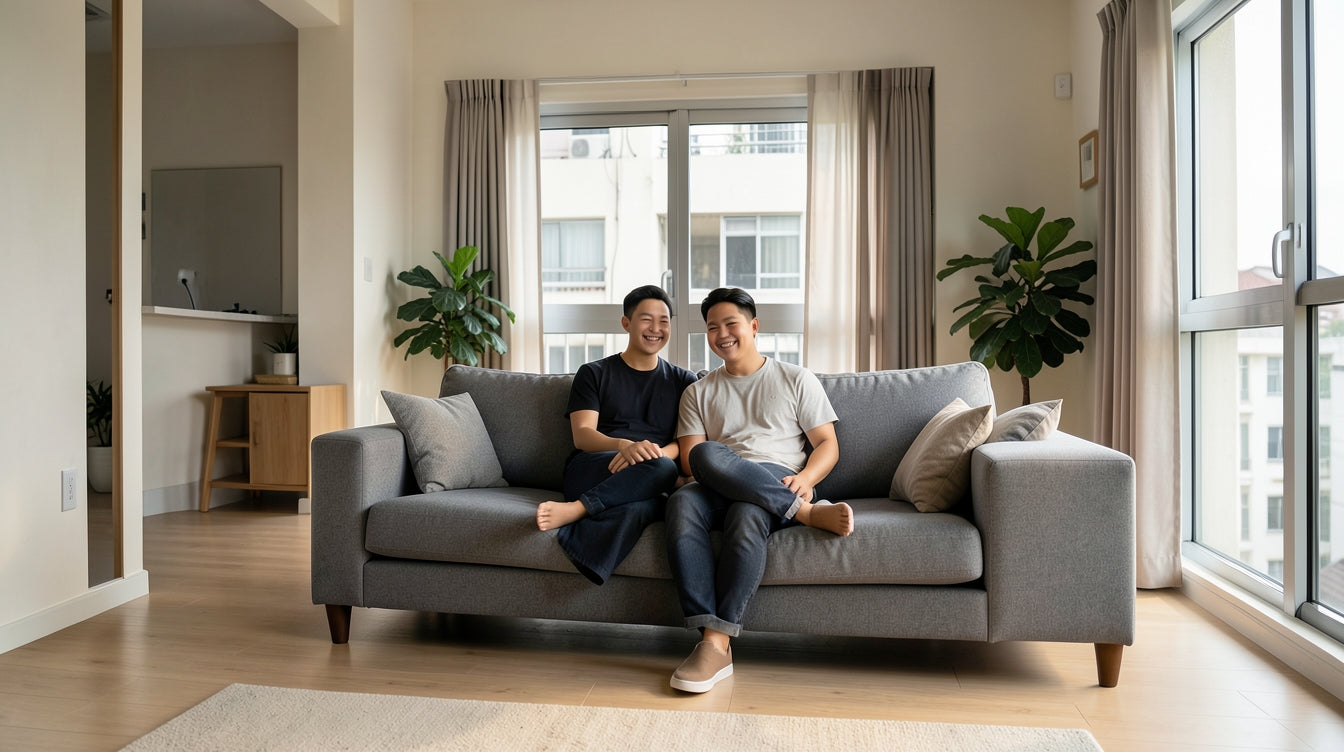 How to Choose the Right Sofa Size for Your HDB Living Room - Singapore Home Interior