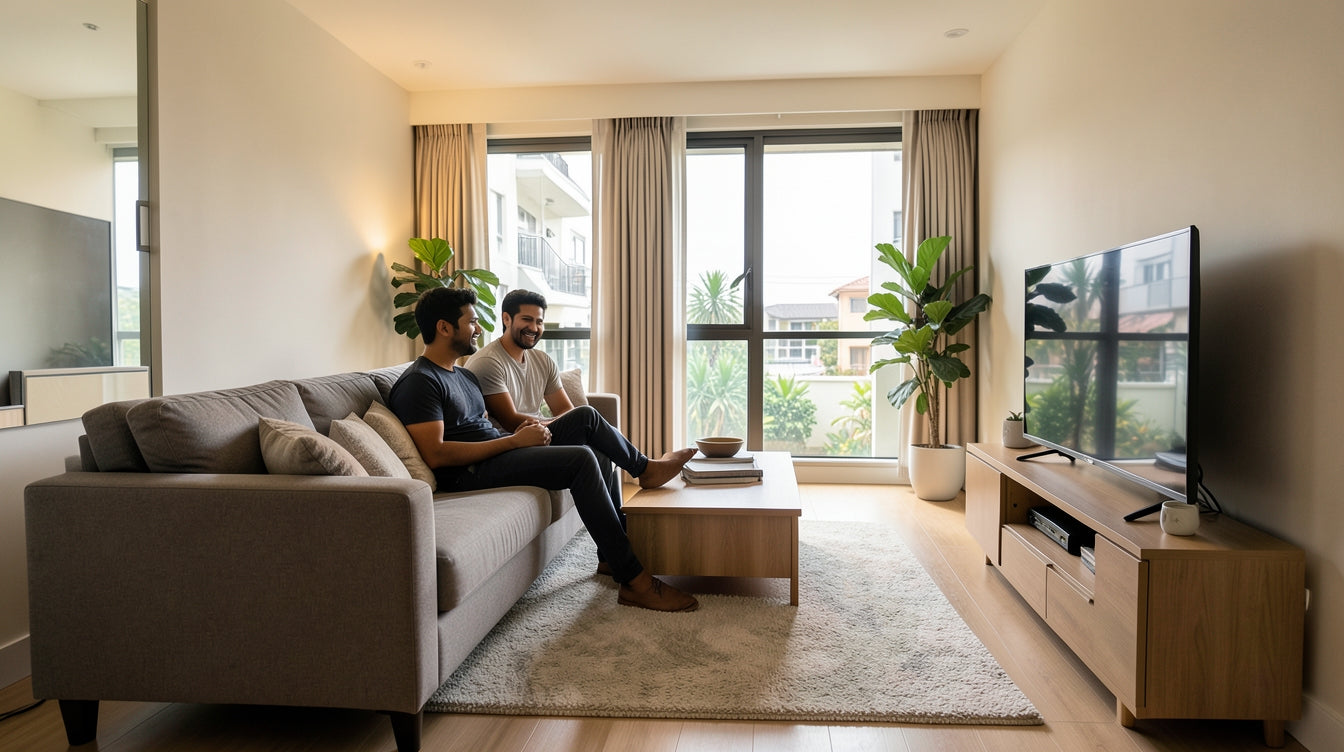 2-Seater vs 3-Seater Sofa: Choosing the Right Size Without Regret - Singapore Home Interior