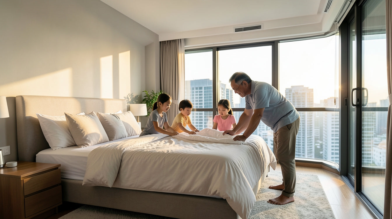 King Size vs Queen Size: What Really Fits Singapore Bedrooms? - Singapore Home Interior