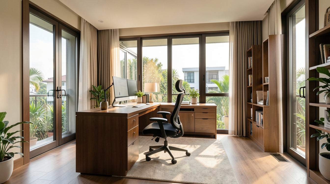 Setting Up a Home Office Corner in Your BTO Without Sacrificing Space - Singapore Home Interior