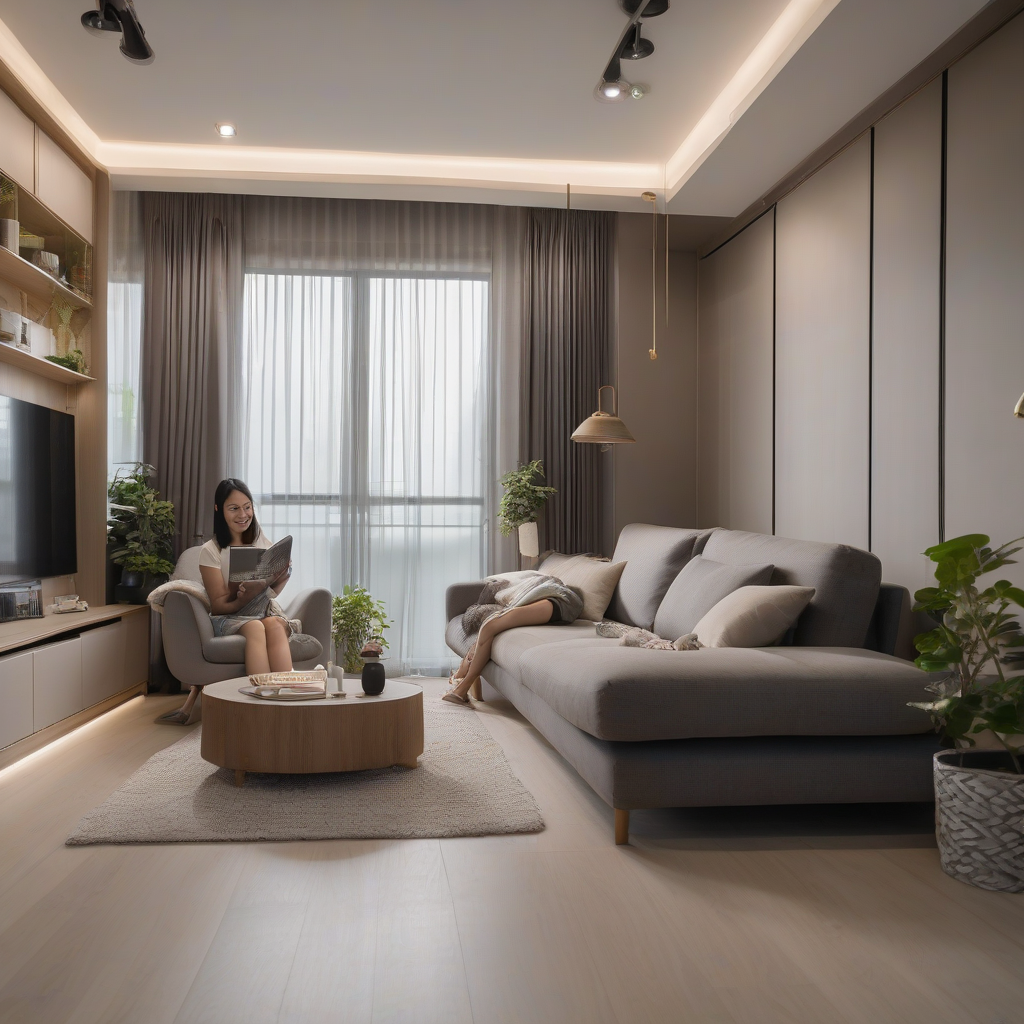 Creating a Living Room Where Every Family Member Has Their Spot - Singapore Home Interior