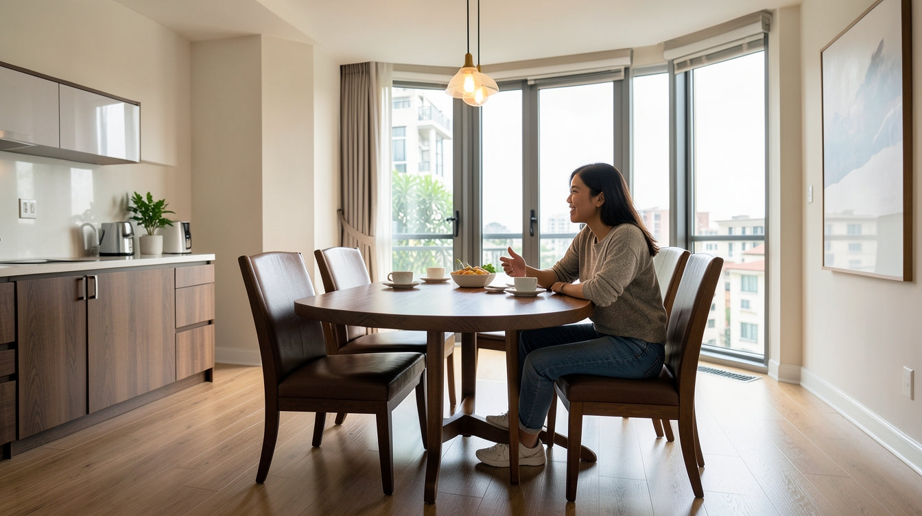 The Rozel Dining Collection: Tables for Every Singapore Home - Singapore Home Interior