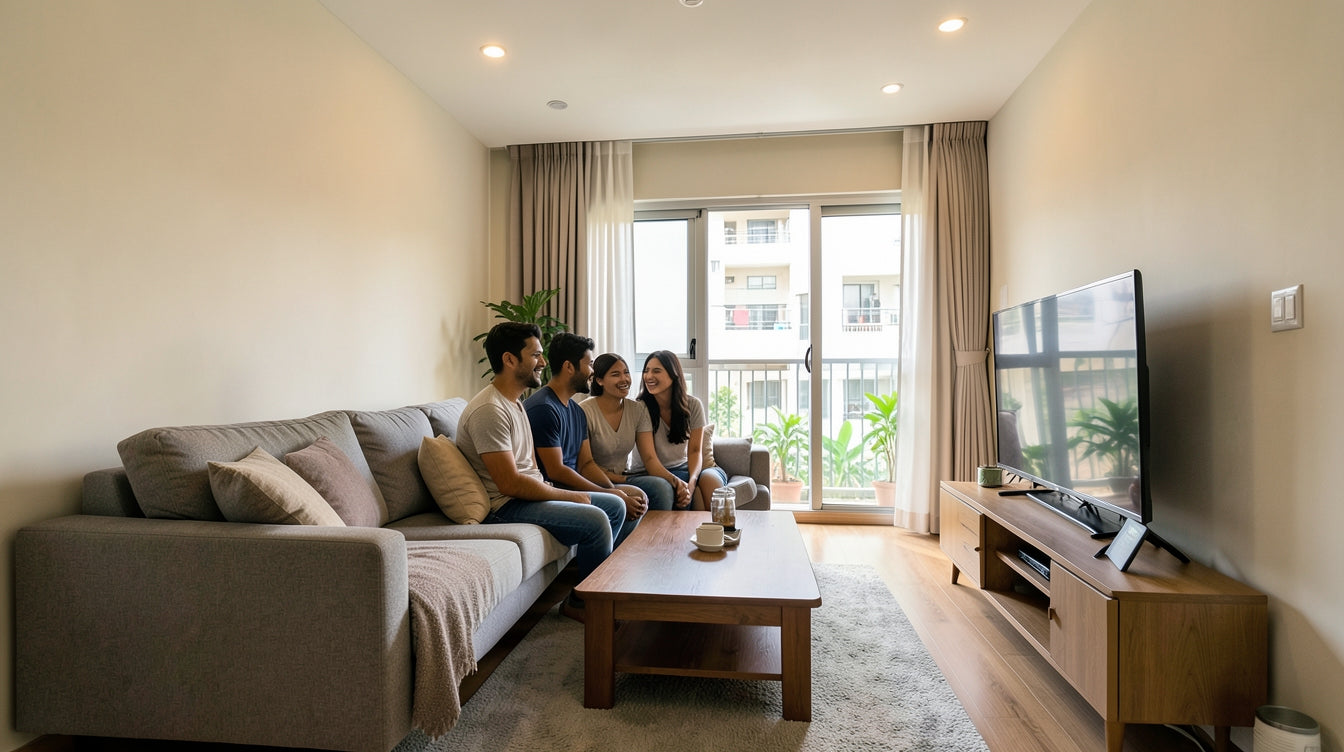 We Measured 50 HDB Living Rooms — Here's the Sofa That Fits Almost Every One - Singapore Home Interior