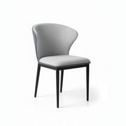 Two-Tone Dark Grey Dining Chair