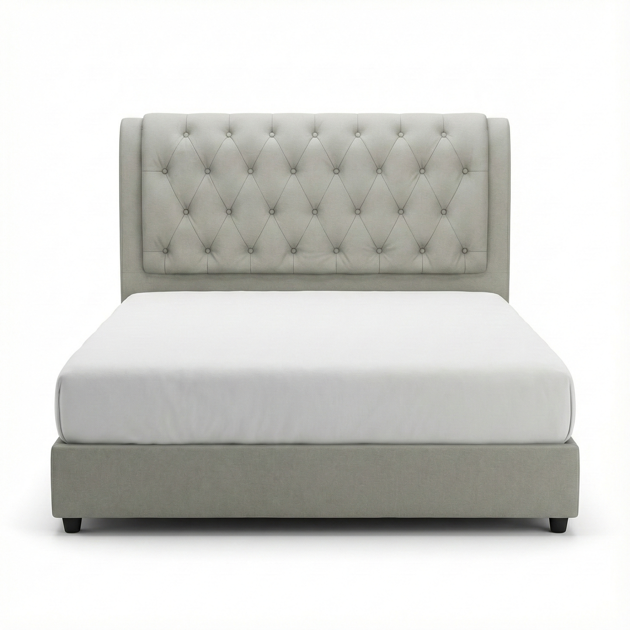 Serene Diamond Tufted Bedframe