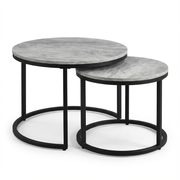 Grey Marble Nesting Coffee Table