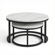 Glossy White Nesting Coffee Table