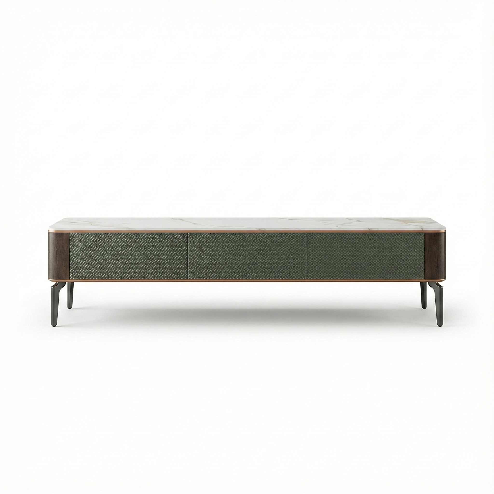 Cas Gold Accent Gloss TV Console